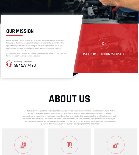 Vehicle inspection Home